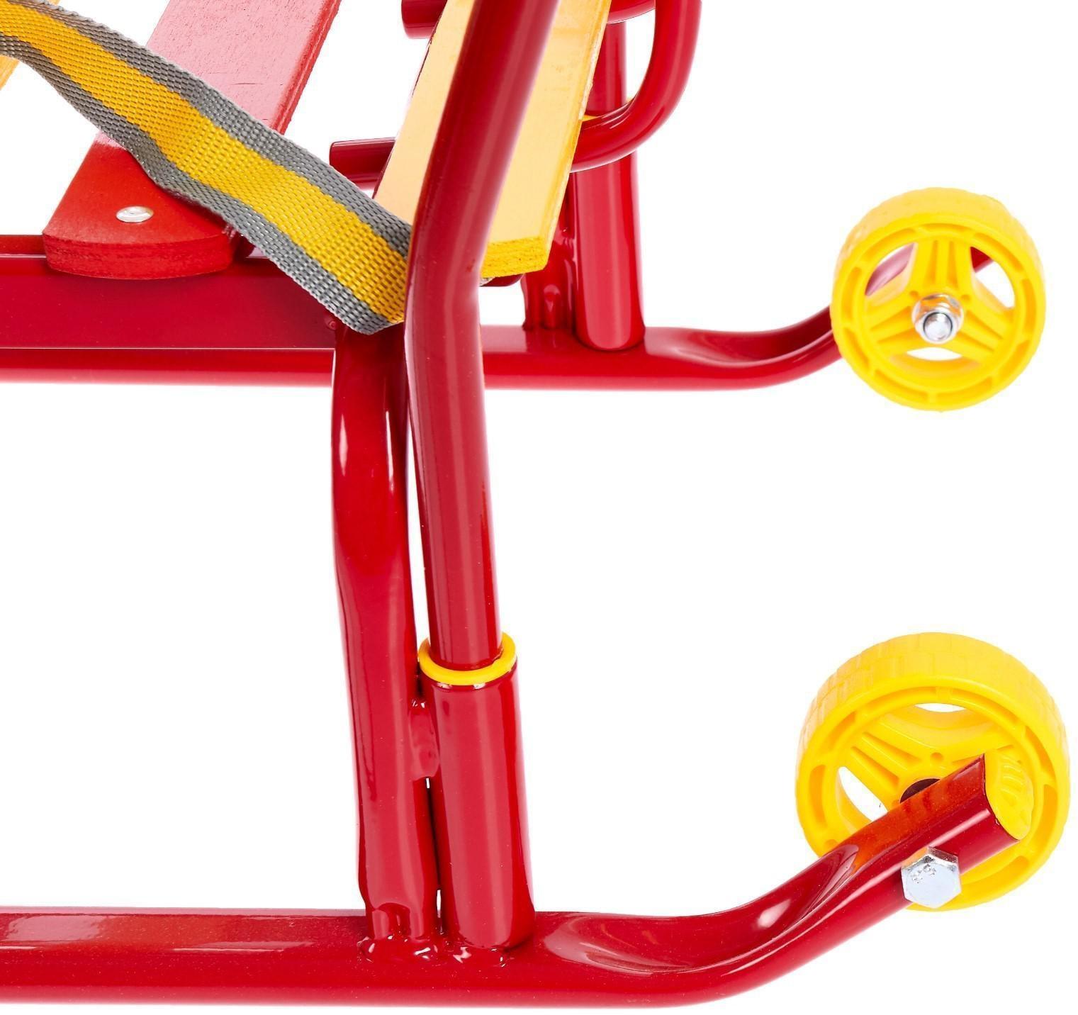 Санки «Тимка 5 комфорт», цвет красный