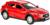Машина металлическая Infiniti QX30, цвет красный, открывающиеся двери, инерционная, 12 см