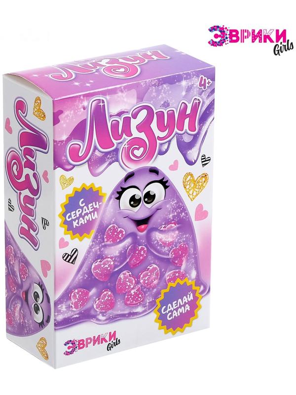 Опыты для детей «Лизун с сердечками»