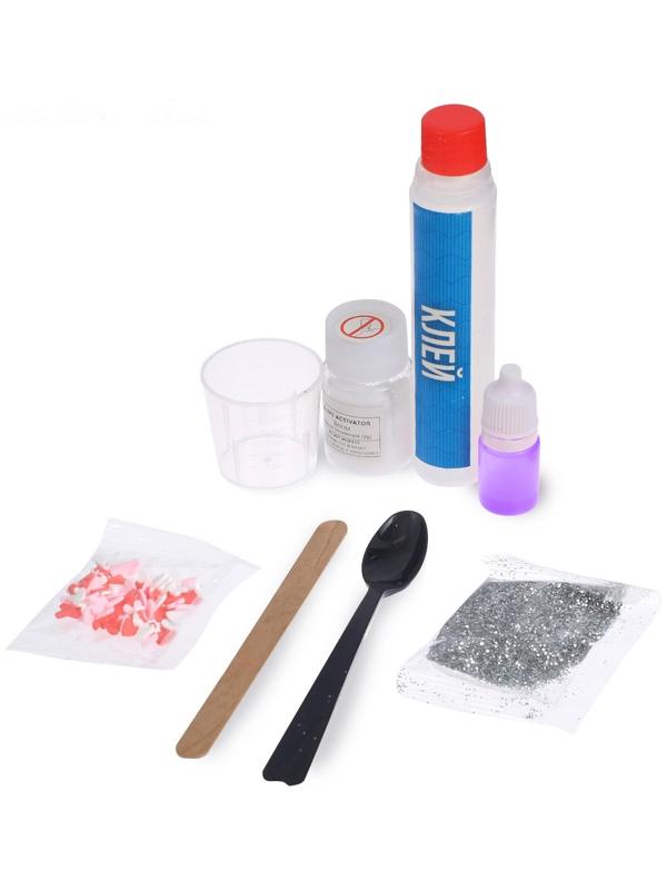 Опыты для детей «Лизун с сердечками»