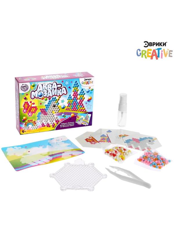 Аквамозаика с декорациями «Единорог»