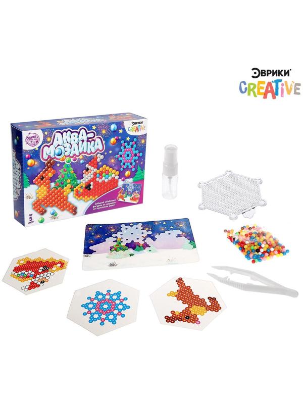 Аквамозаика с декорациями «Сани Деда Мороза»