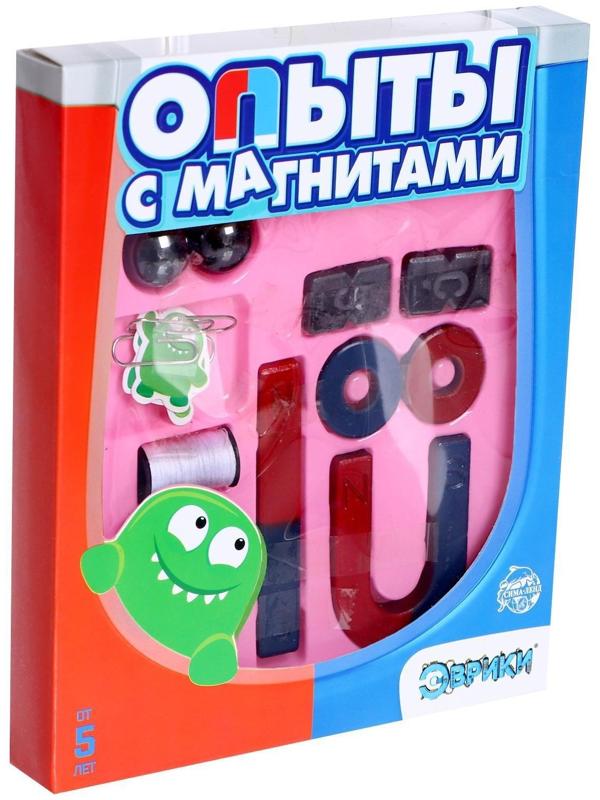 Набор для опытов «Опыты с магнитами, 8 опытов»