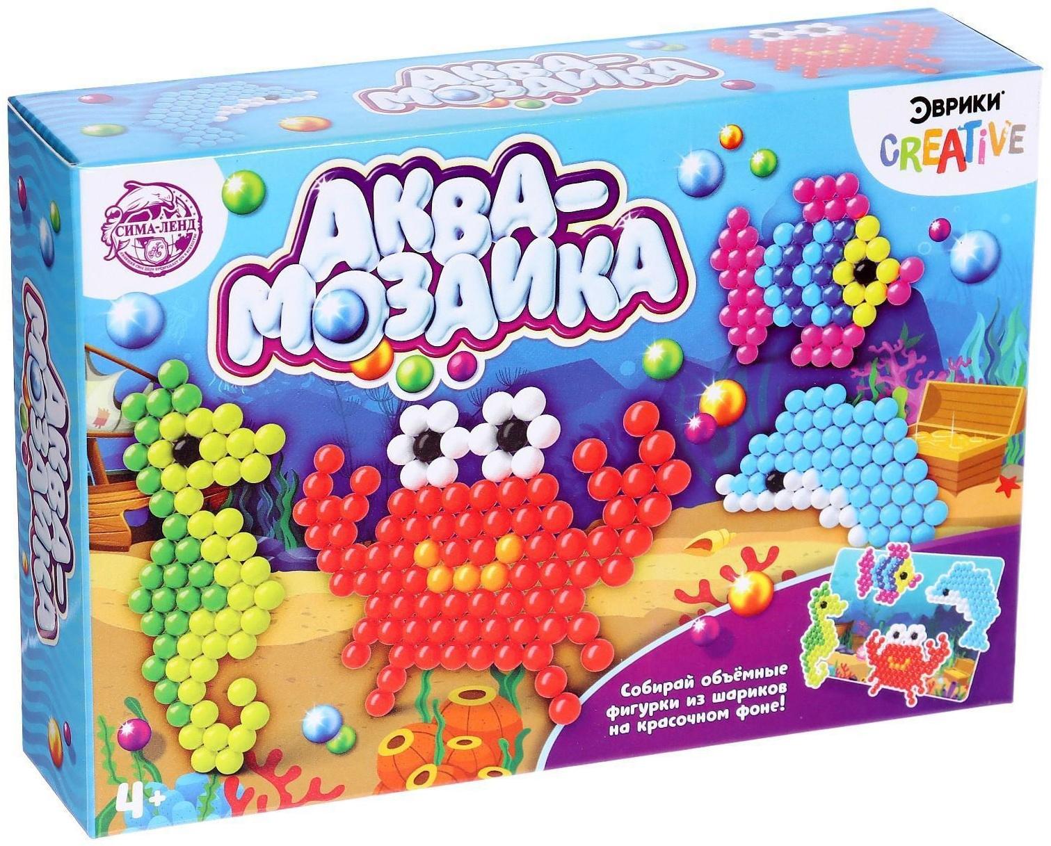 Аквамозаика с декорациями «Морской мир»