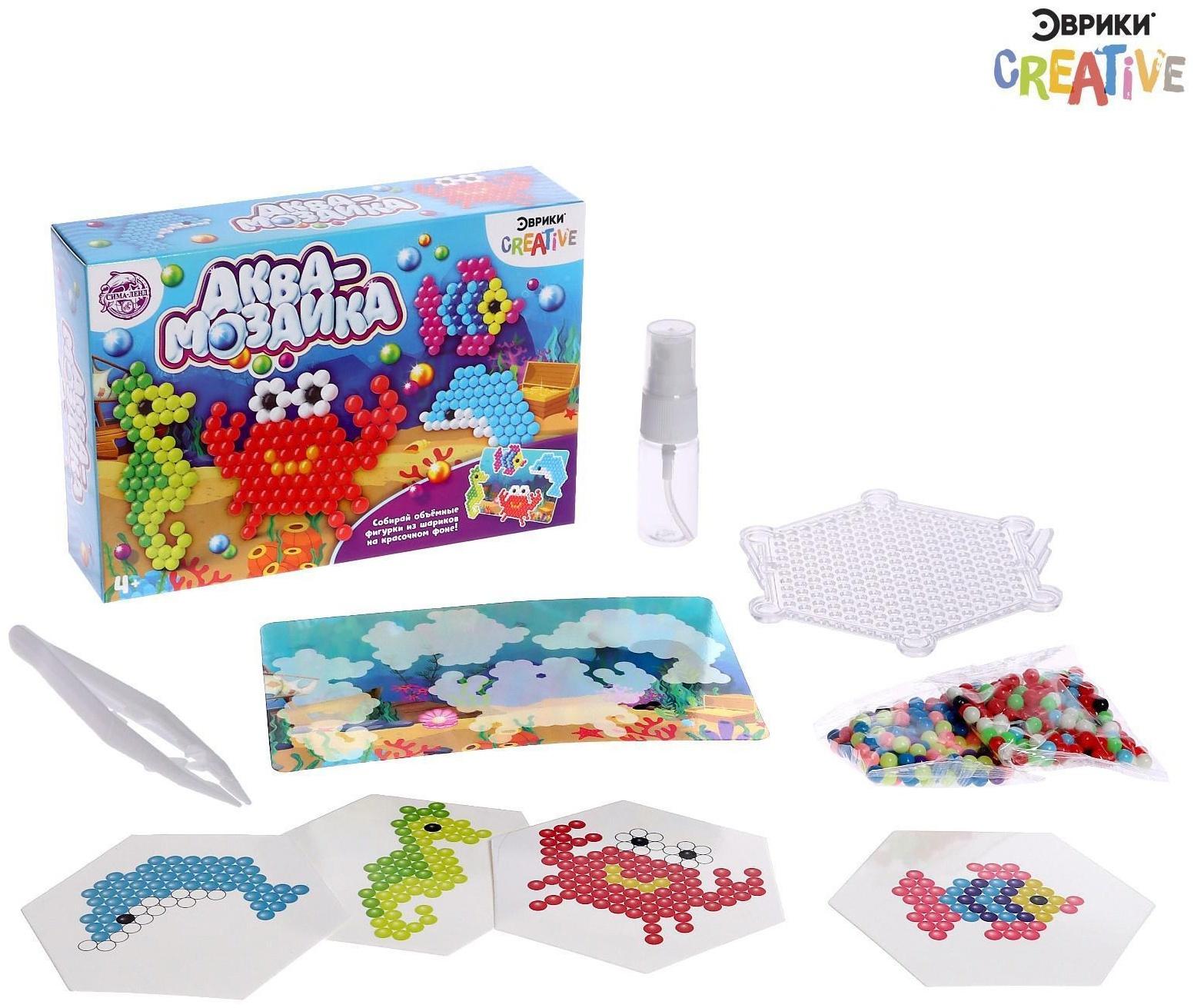 Аквамозаика с декорациями «Морской мир»