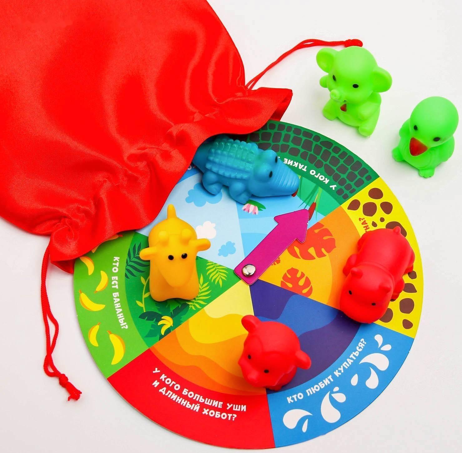 Детское развивающее лото «Африка, Морские жители», виды МИКС