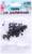 Глаза стеклянные на металлической ножке, набор 74 шт, d= 0,4 см, цвет чёрный