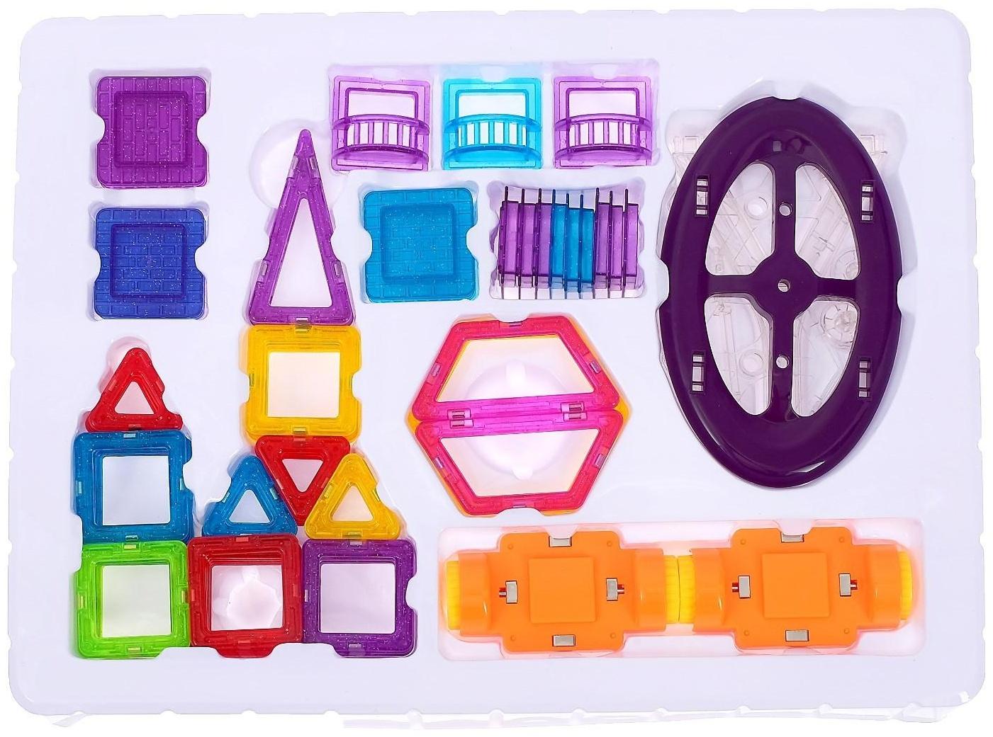 Конструктор магнитный «Мини магический магнит», 76 деталей