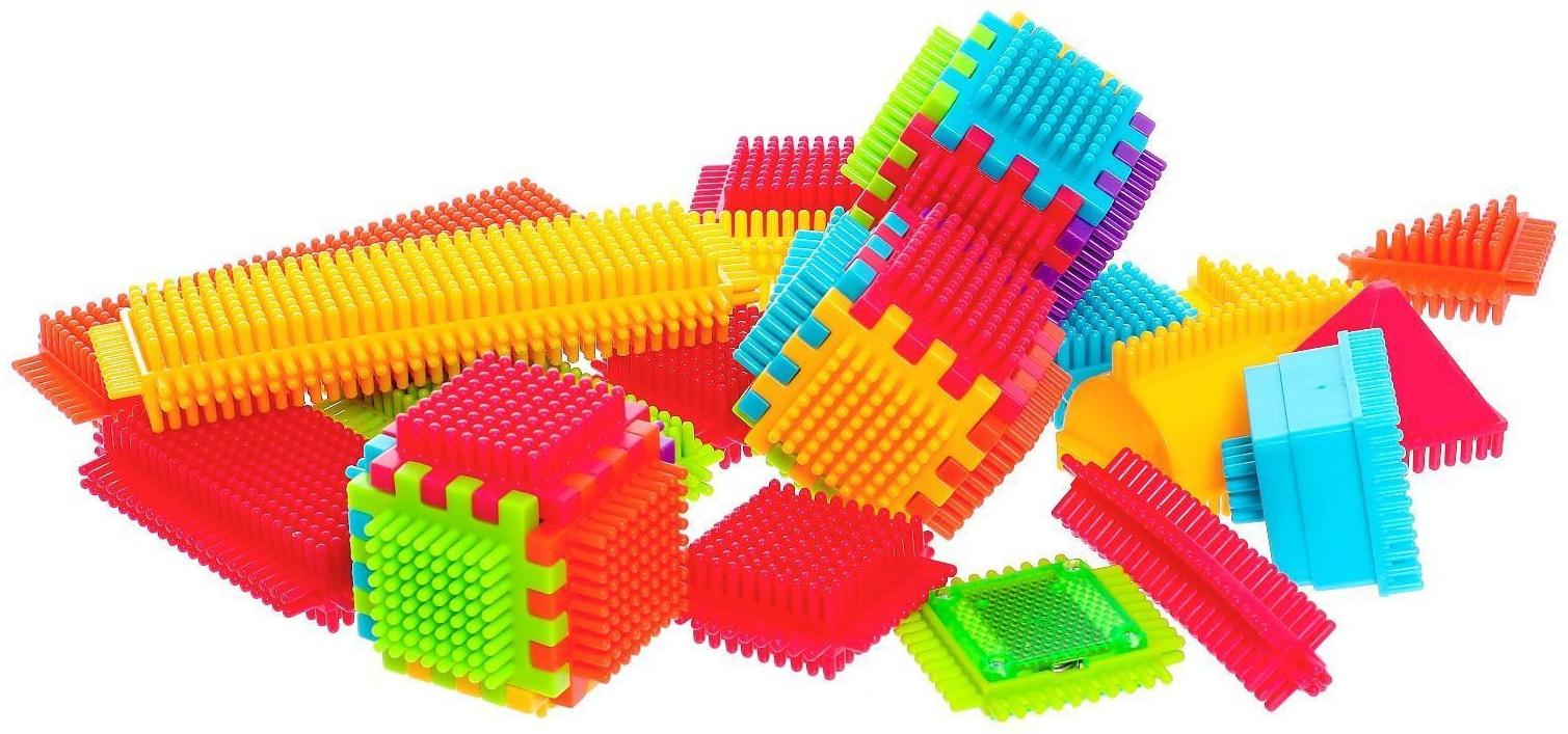 Конструктор игольчатый BRISTLES, 35 деталей, 1 световой элемент