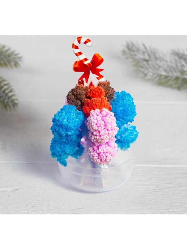 Набор для опытов «Новогодние кристаллы», цвета МИКС