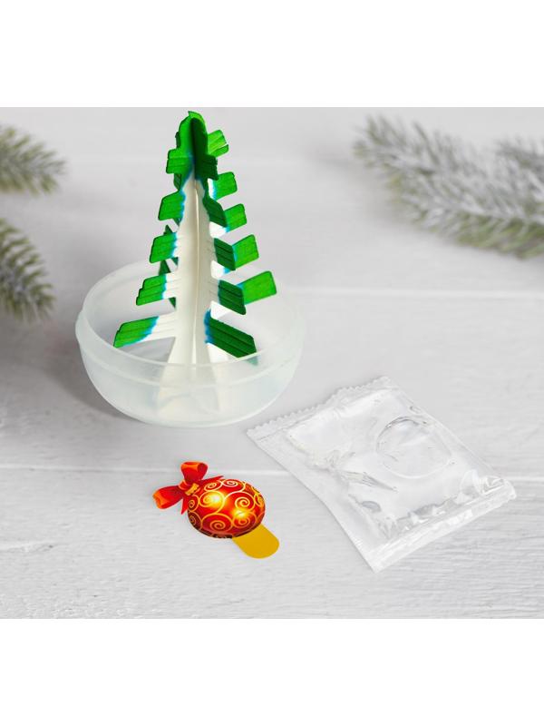 Набор для опытов «Новогодние кристаллы», цвета МИКС