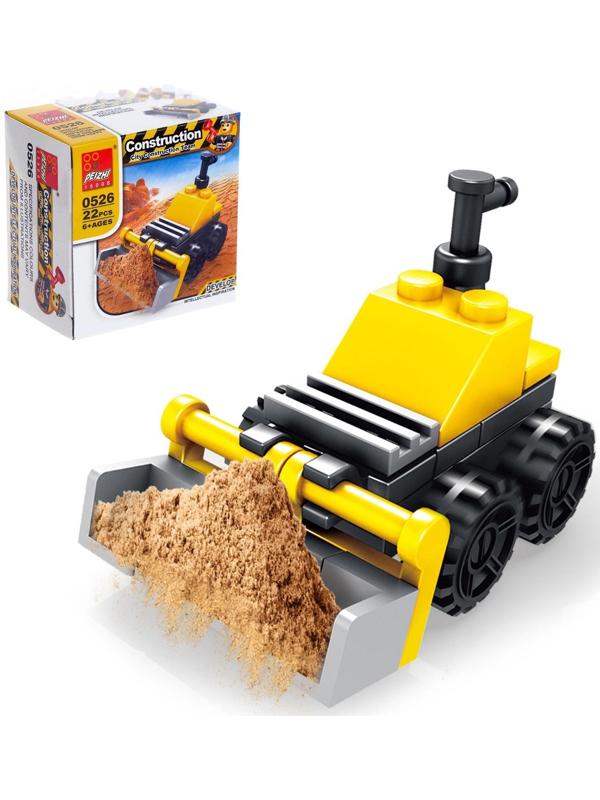 Конструктор «Городские строители», 4 вида, цвета МИКС