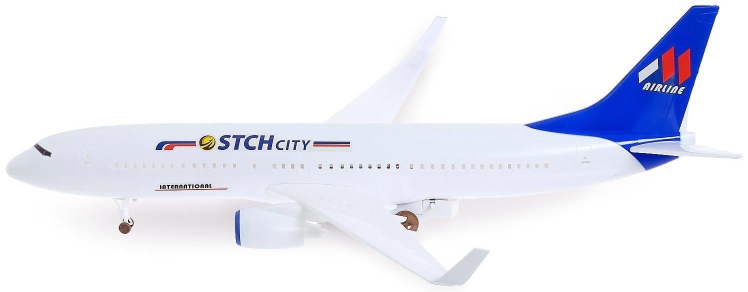 Самолёт инерционный «Лайнер», масштаб 1:52, световые и звуковые эффекты