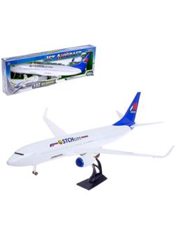 Самолёт инерционный «Лайнер», масштаб 1:52, световые и звуковые эффекты