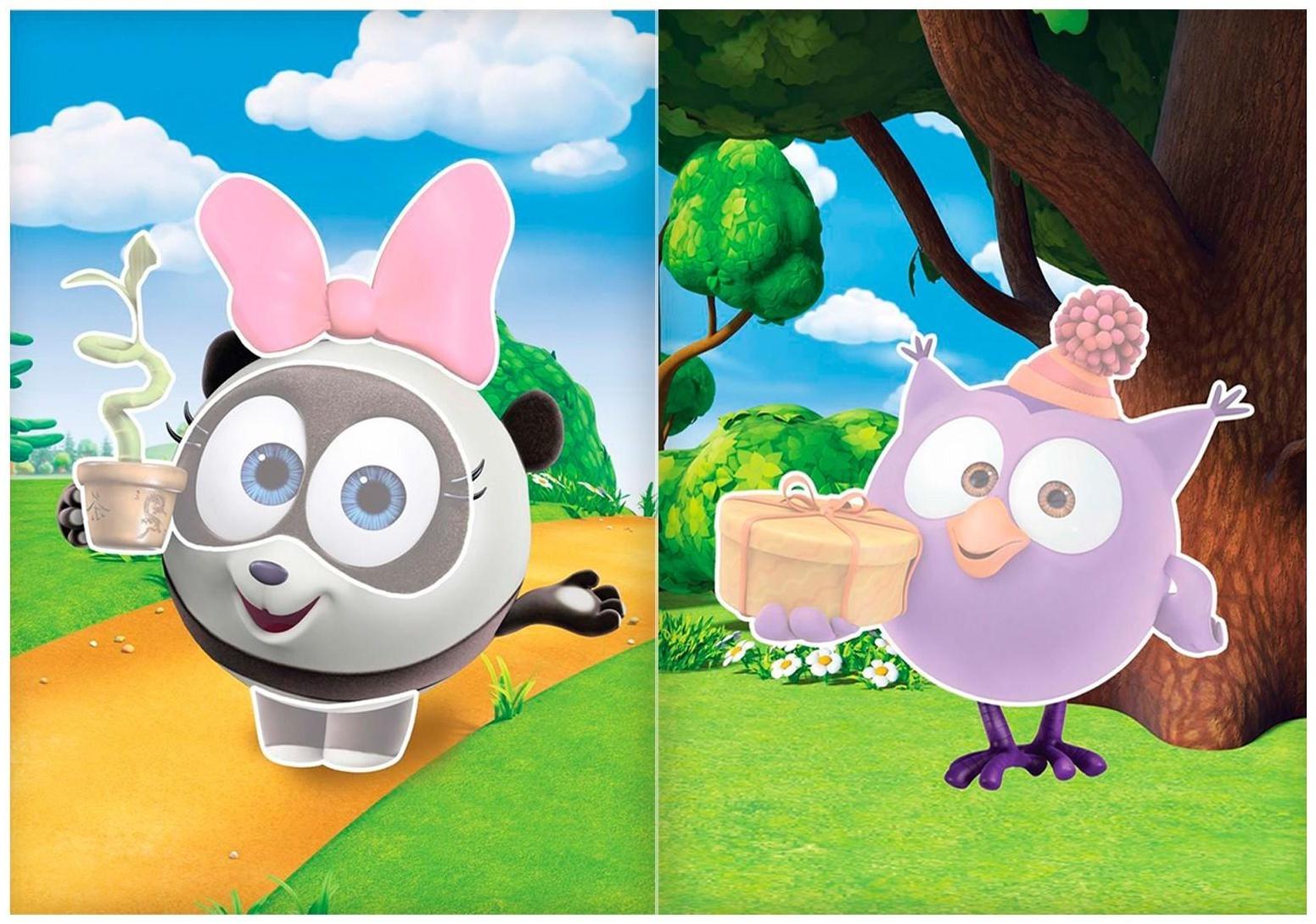 Книга с аппликациями, «Смешарики», 20 стр.