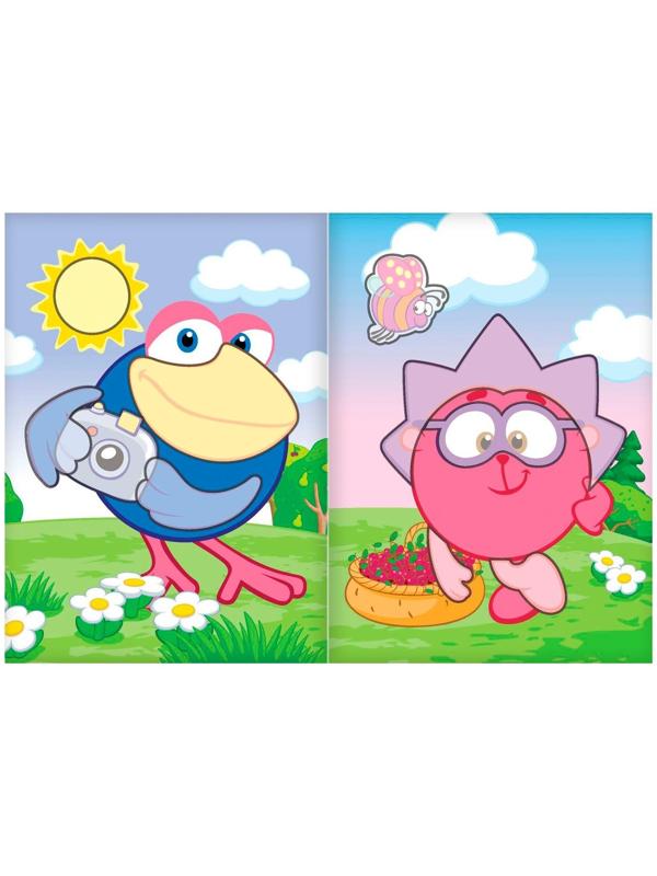 Книга с аппликациями, «Смешарики», 20 стр.