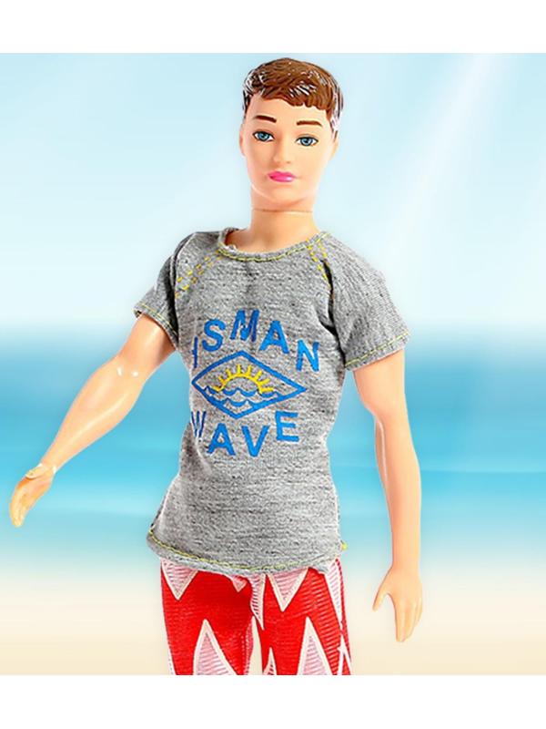 Кукла модель «Кен на пляже», с аксессуарами
