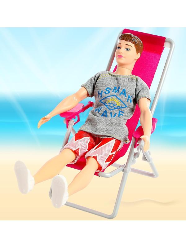 Кукла модель «Кен на пляже», с аксессуарами
