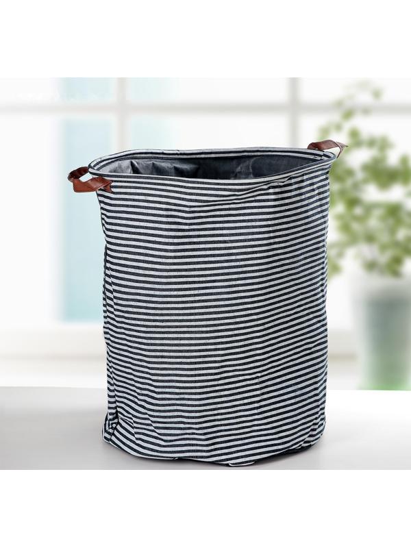 Корзина бельевая текстильная «Морячок», 40×40×48,5 см