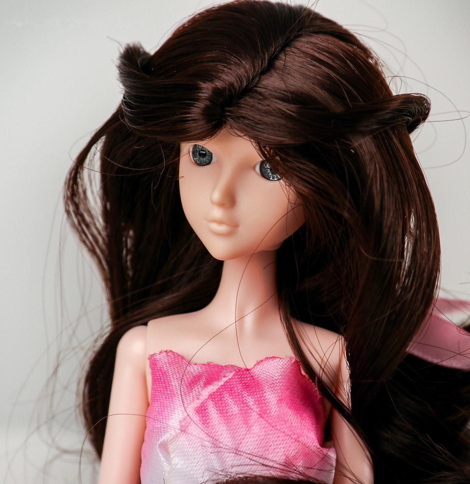 Волосы для кукол «Волнистые с хвостиком» размер маленький, цвет 4А