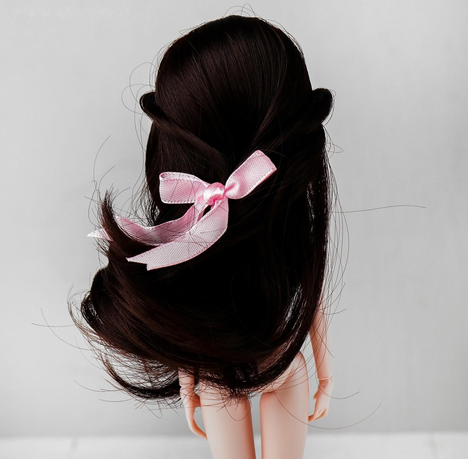 Волосы для кукол «Волнистые с хвостиком» размер маленький, цвет 4А