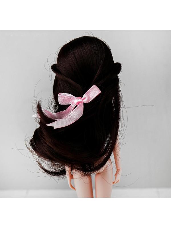 Волосы для кукол «Волнистые с хвостиком» размер маленький, цвет 4А