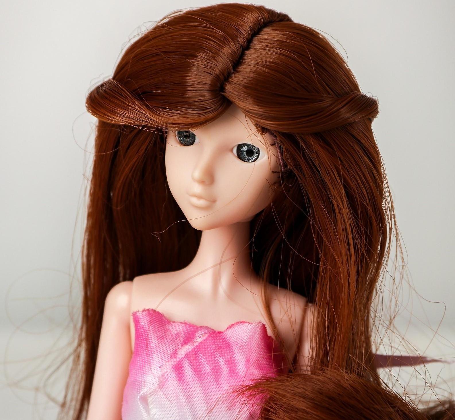 Волосы для кукол «Волнистые с хвостиком» размер маленький, цвет 30Y