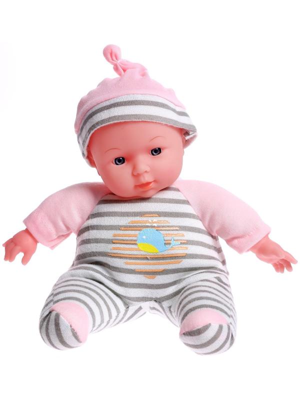 Пупс мягконабивной «Саша» в переноске, МИКС