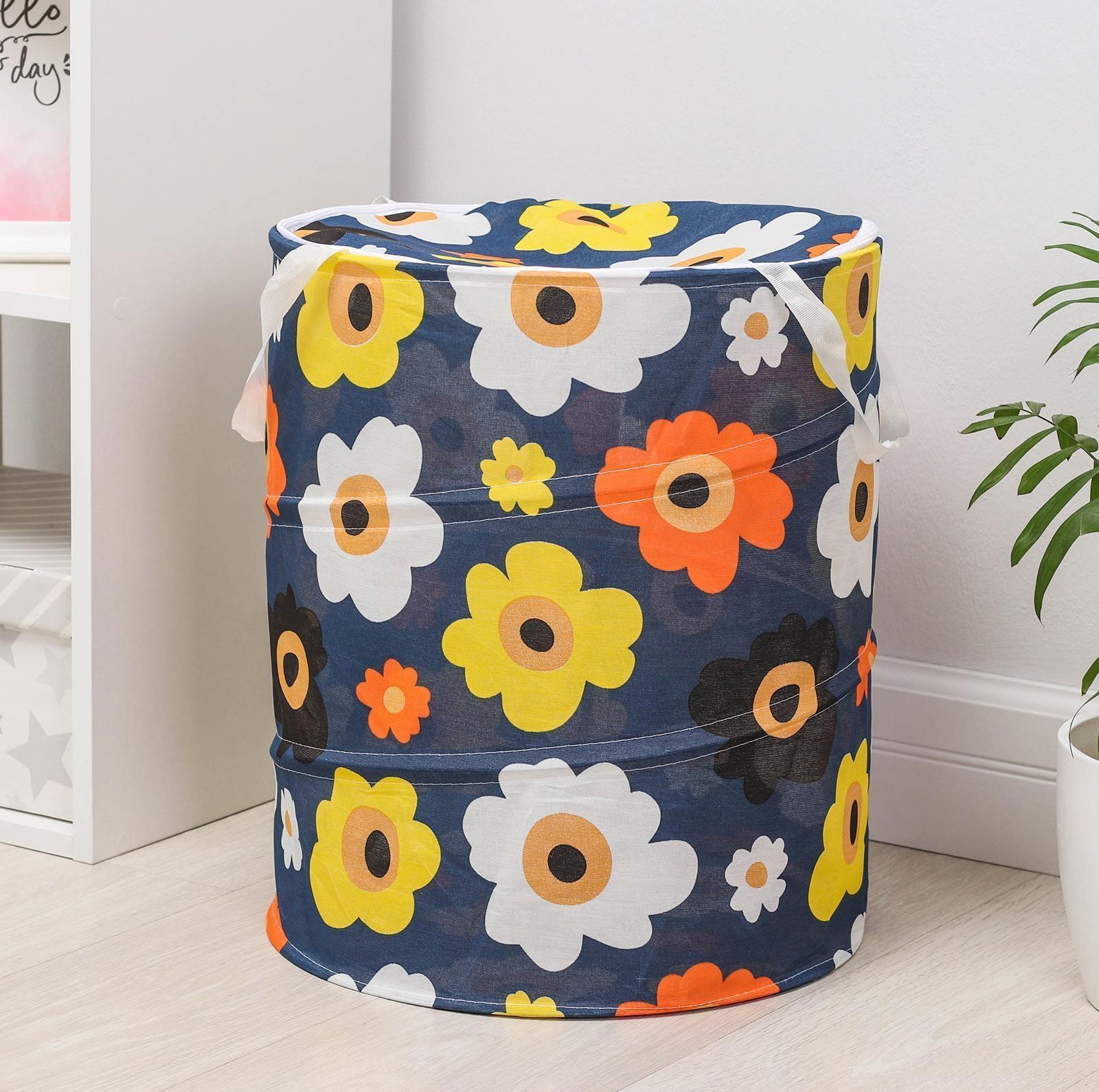 Корзина универсальная, складная, 36×36×42 см, цвет МИКС