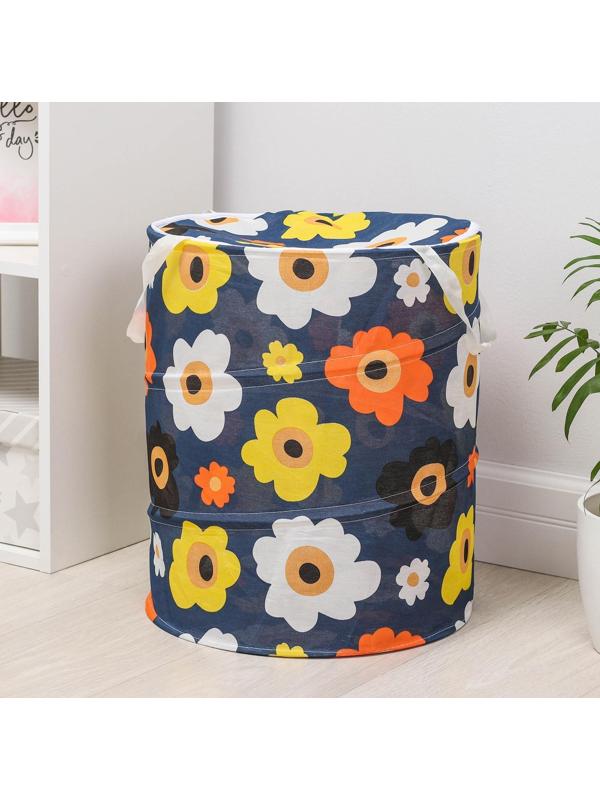 Корзина универсальная, складная, 36×36×42 см, цвет МИКС