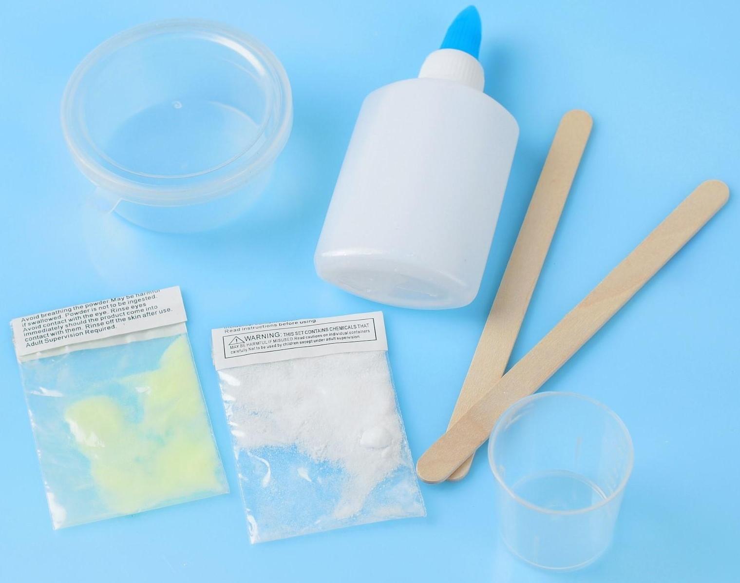 Набор для творчества «Светящийся в темноте слим своими руками», в пакете