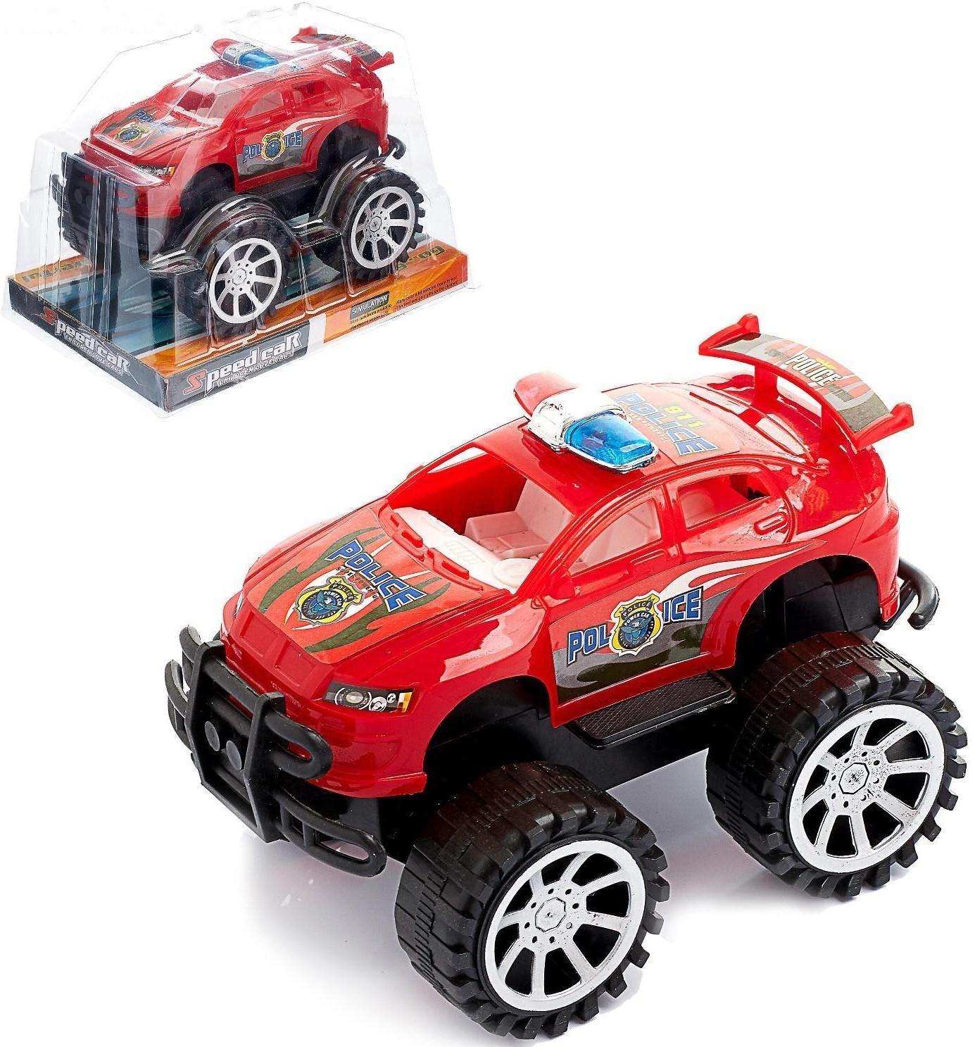 Машина инерционная «Полицейский джип», цвета МИКС