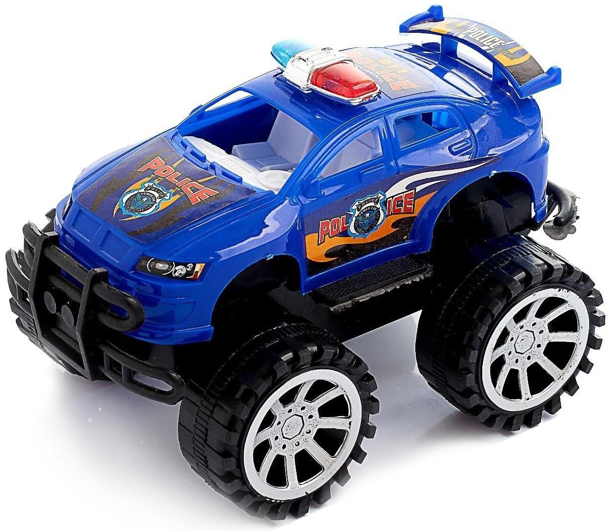 Машина инерционная «Полицейский джип», цвета МИКС