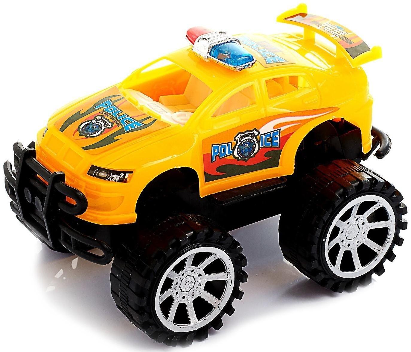 Машина инерционная «Полицейский джип», цвета МИКС