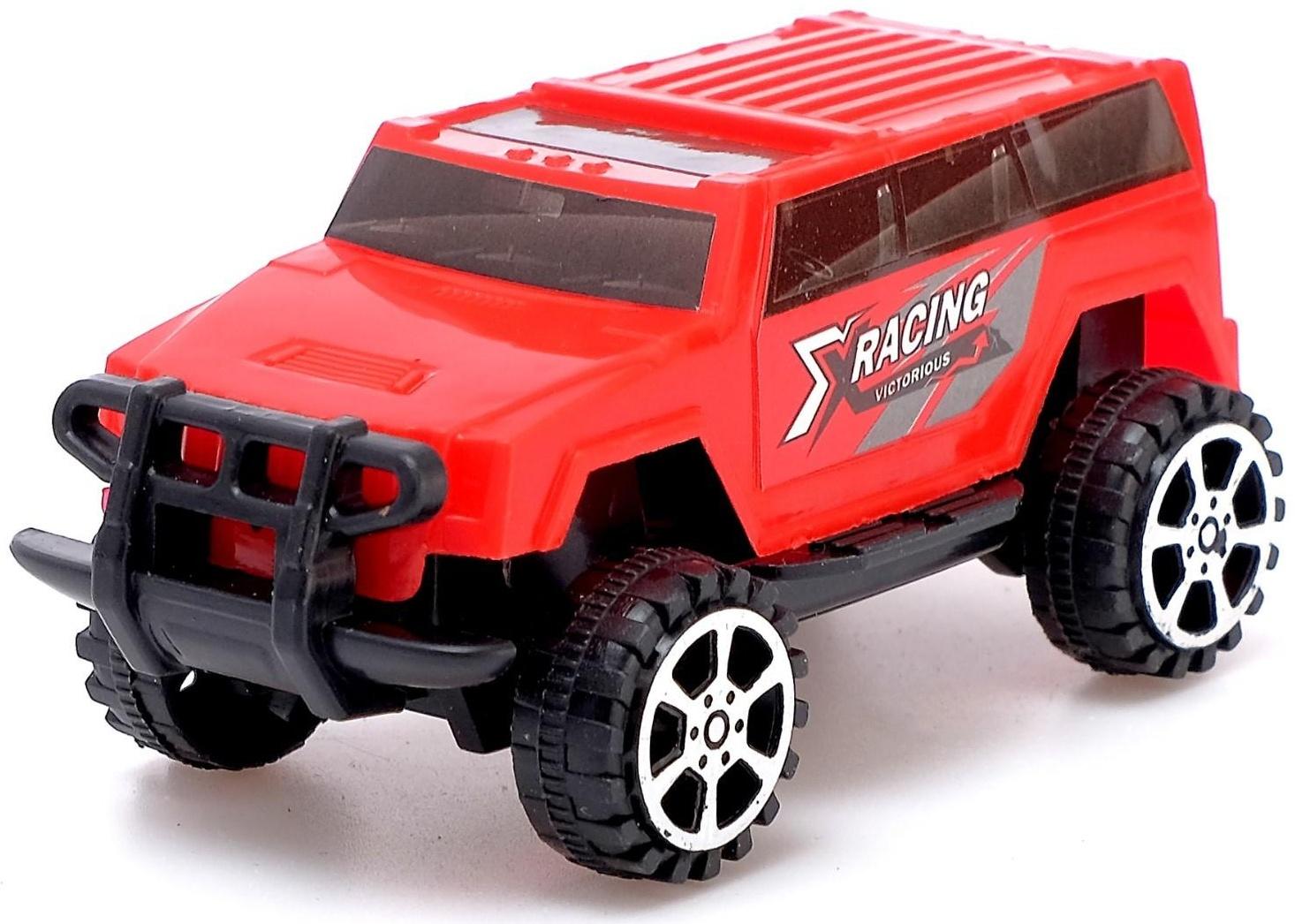 Машина инерционная «Джип» 4 x 4 см, цвета МИКС