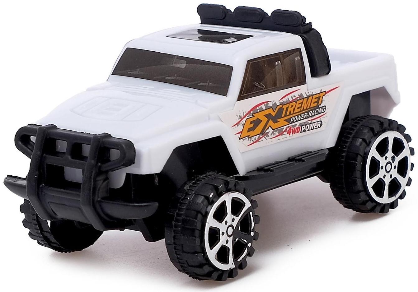 Машина инерционная «Джип» 4 x 4 см, цвета МИКС