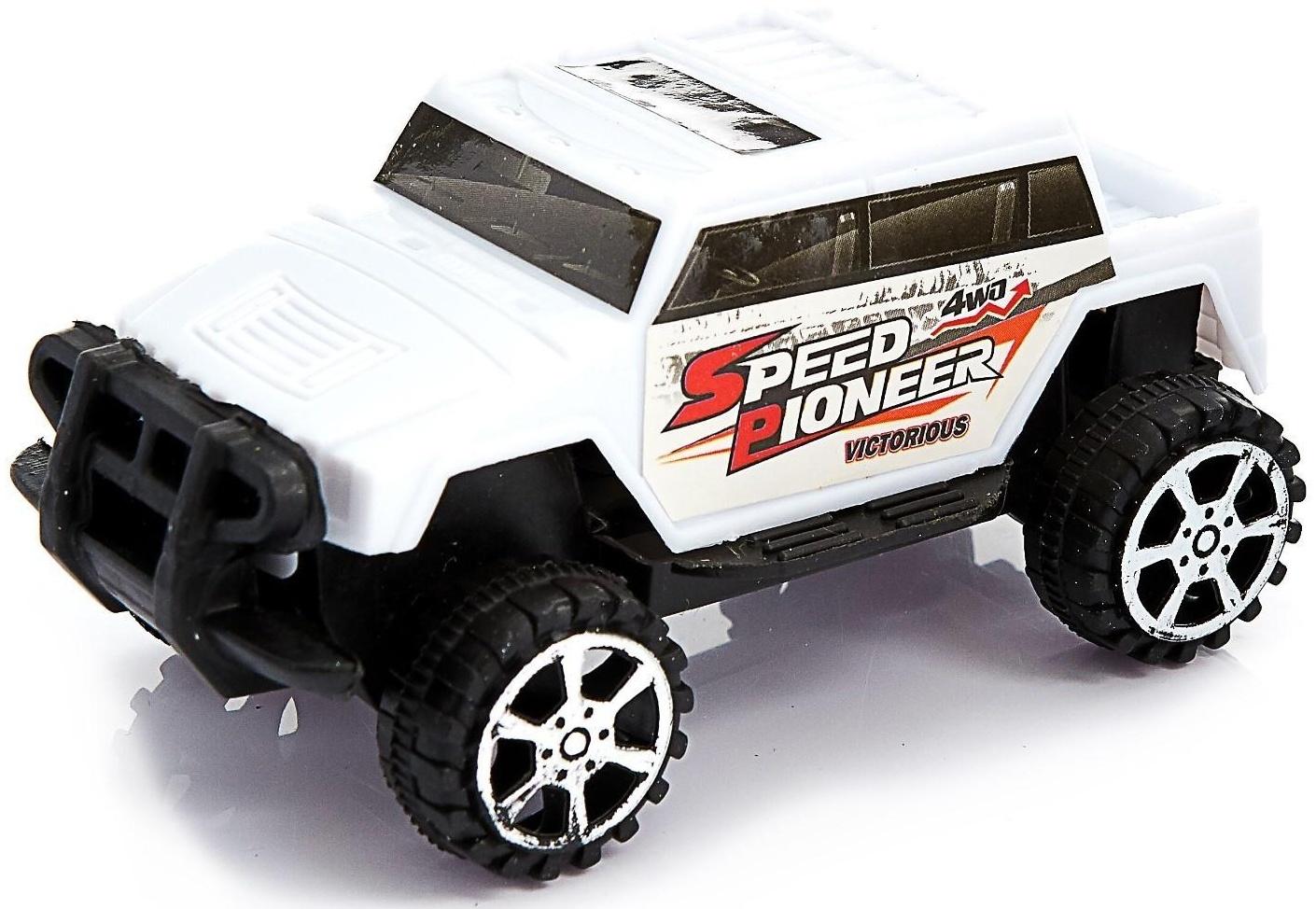 Машина инерционная «Джип» 4 x 4 см, цвета МИКС