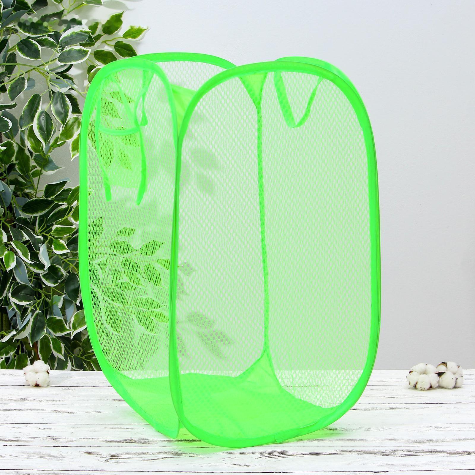 Корзина универсальная Доляна, складная, 36×36×58 см, цвет МИКС