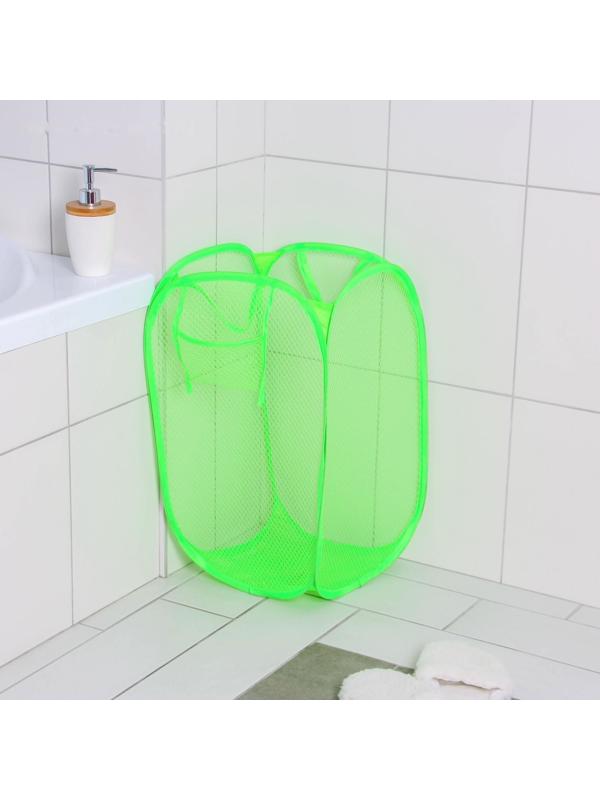 Корзина универсальная Доляна, складная, 36×36×58 см, цвет МИКС