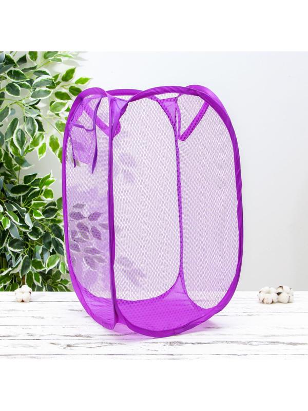 Корзина универсальная Доляна, складная, 36×36×58 см, цвет МИКС