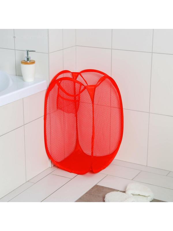 Корзина универсальная Доляна, складная, 36×36×58 см, цвет МИКС