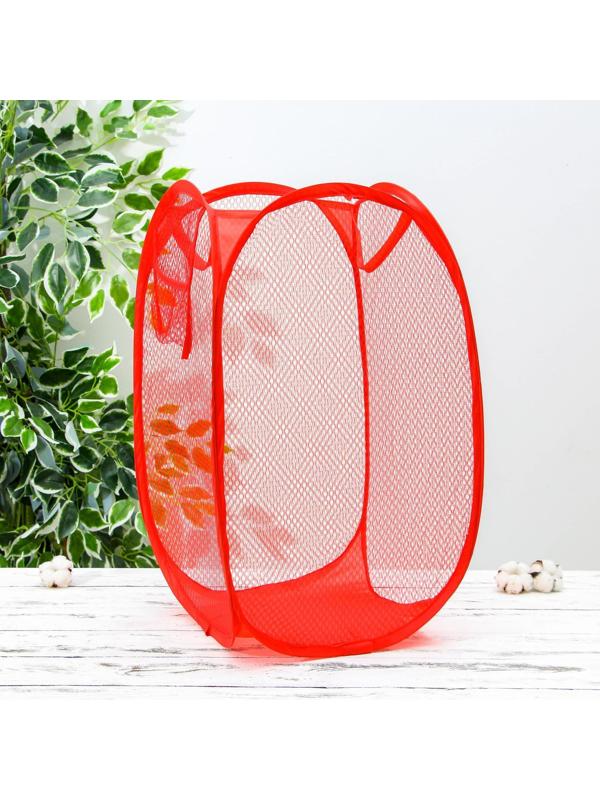 Корзина универсальная Доляна, складная, 36×36×58 см, цвет МИКС