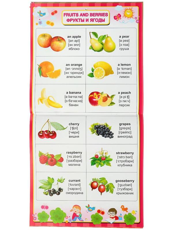 Все обучающие плакаты под одной обложкой «Английский для малышей», Дмитриева В. Г.