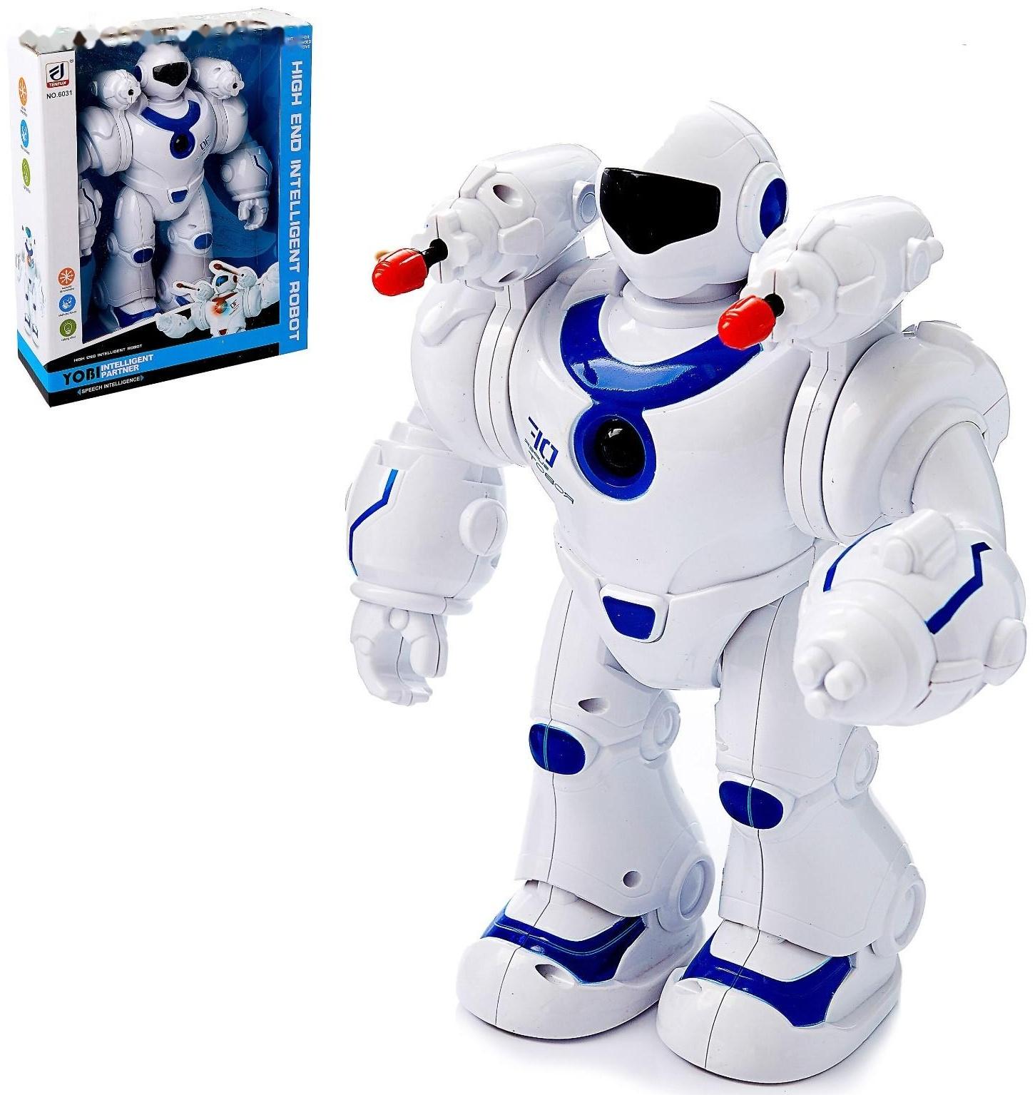 Робот «Стрелок», световые и звуковые эффекты, работает от батареек, цвета МИКС