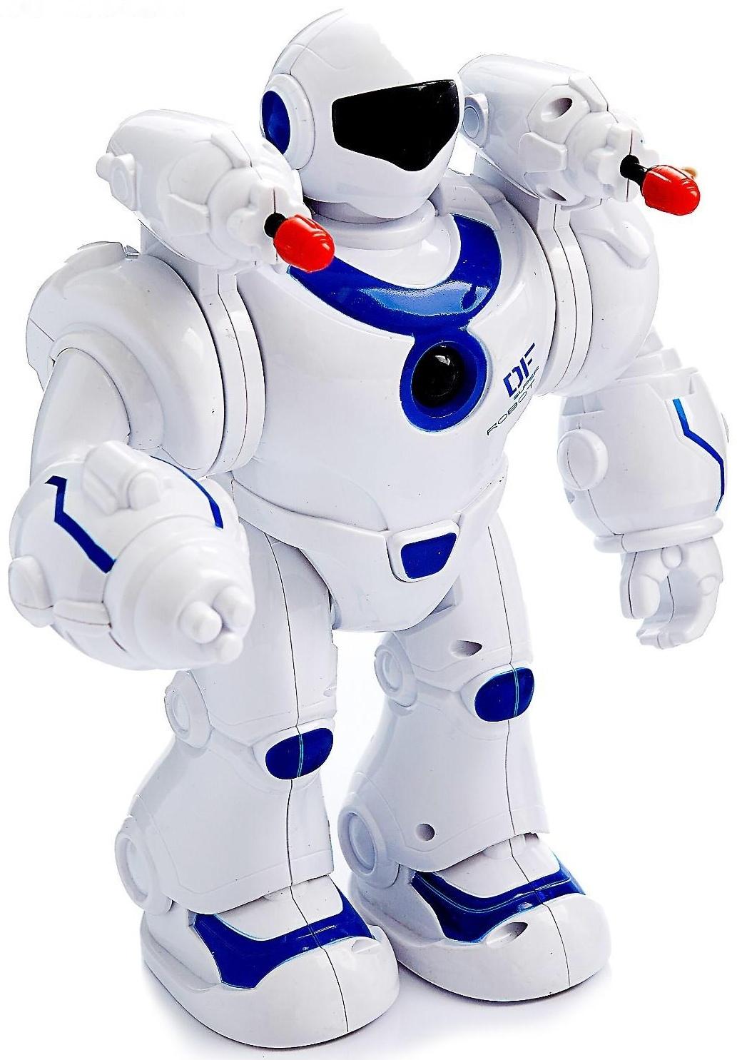 Робот «Стрелок», световые и звуковые эффекты, работает от батареек, цвета МИКС