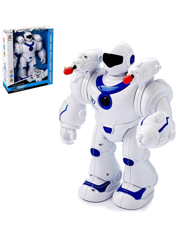 Робот «Стрелок», световые и звуковые эффекты, работает от батареек, цвета МИКС