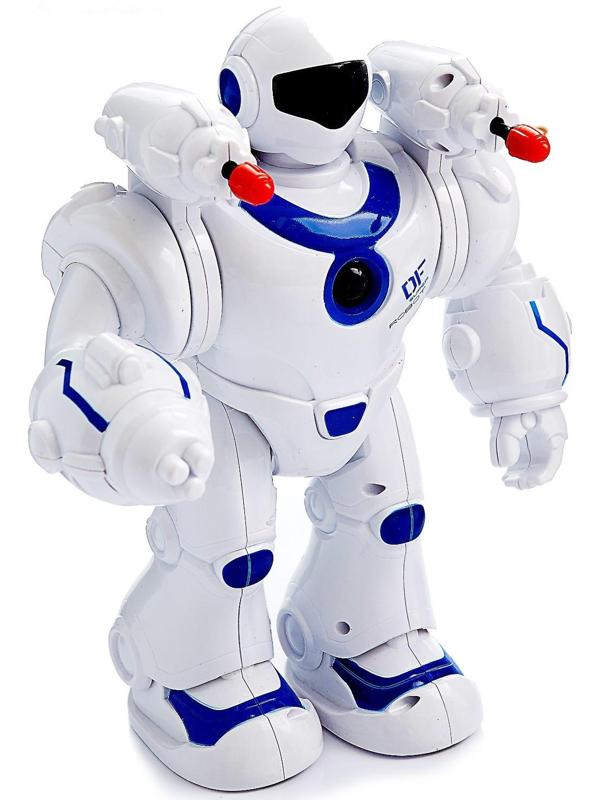 Робот «Стрелок», световые и звуковые эффекты, работает от батареек, цвета МИКС