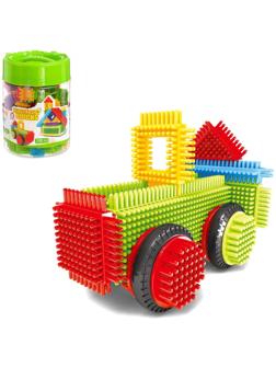 Конструктор игольчатый MINI BRISTLES, 110 деталей