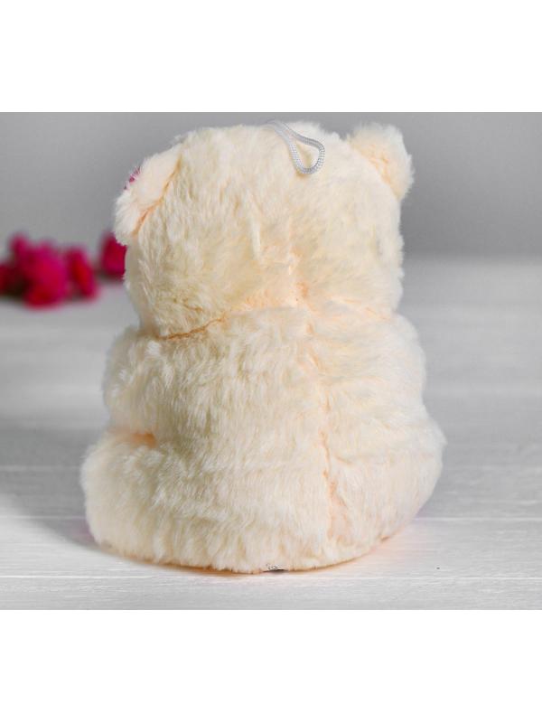 Мягкая игрушка «Медведь с сердцем», цвет розовый