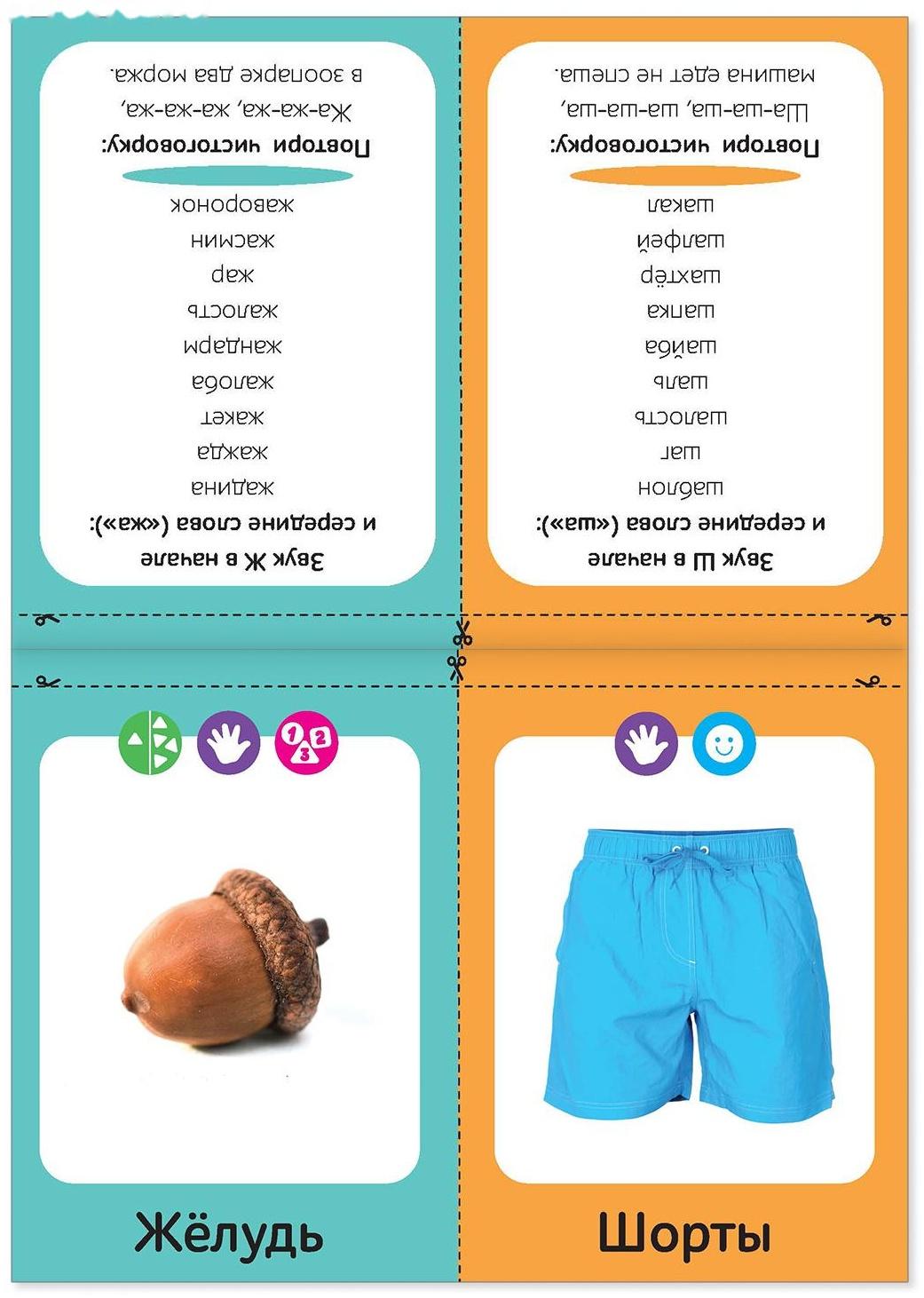 Обучающая книга «Логопедические картинки. Звук Ж‒Ш», 24 стр.